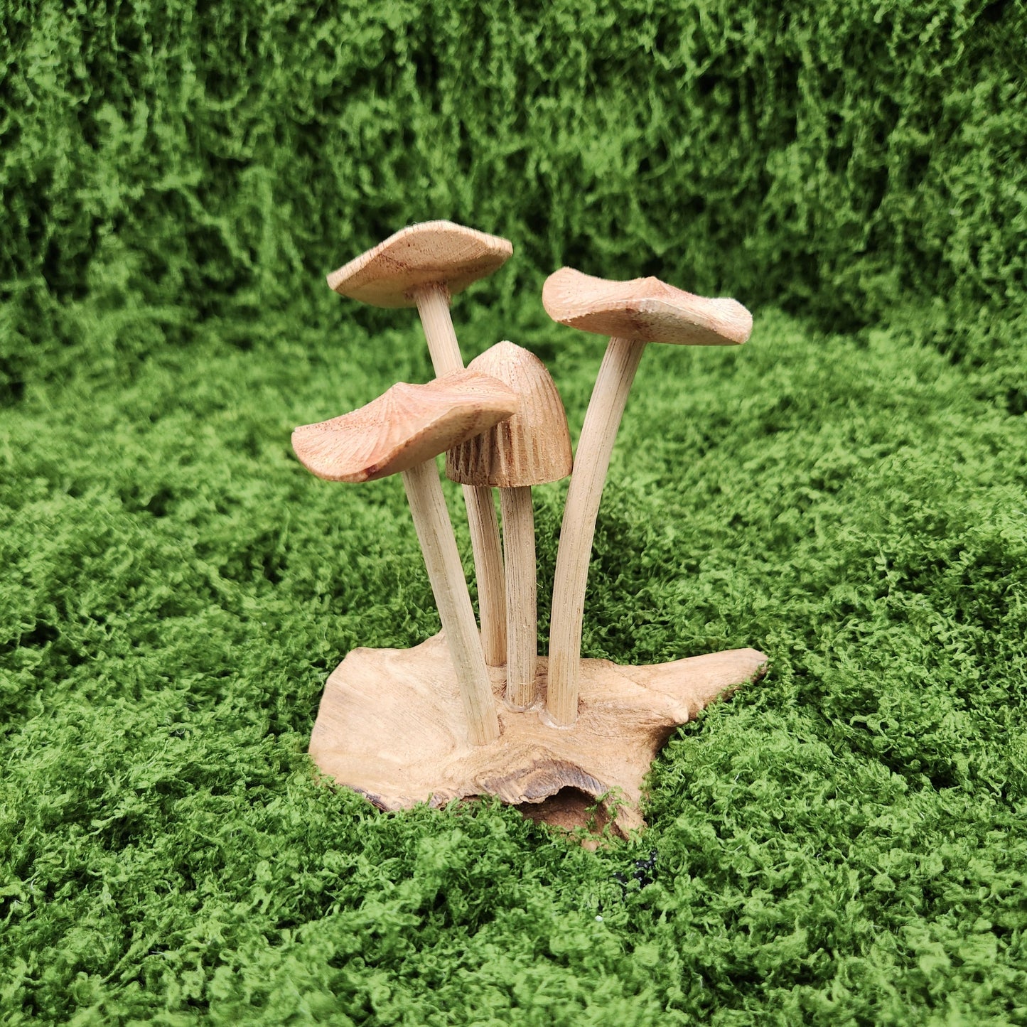 Wooden Carved Mushroom