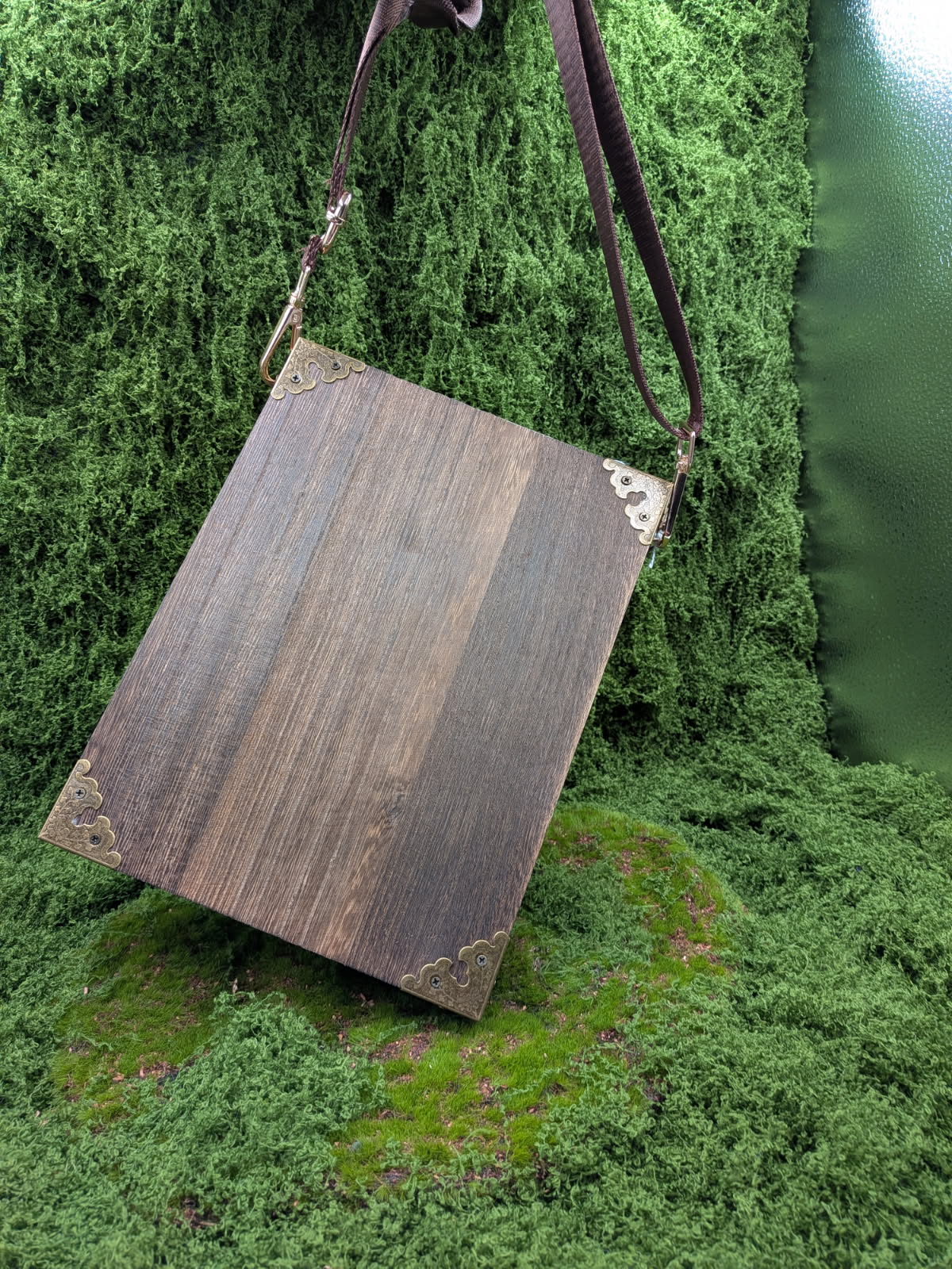 Wooden case, travel desk/ altar/ apothecary/ scrying/tarrot reading.