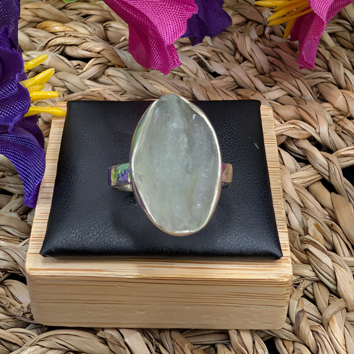 Green Amethyst Sterling Silver Rings