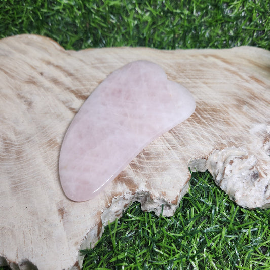Rose Quartz Gua Sha Facial Lifting Tool