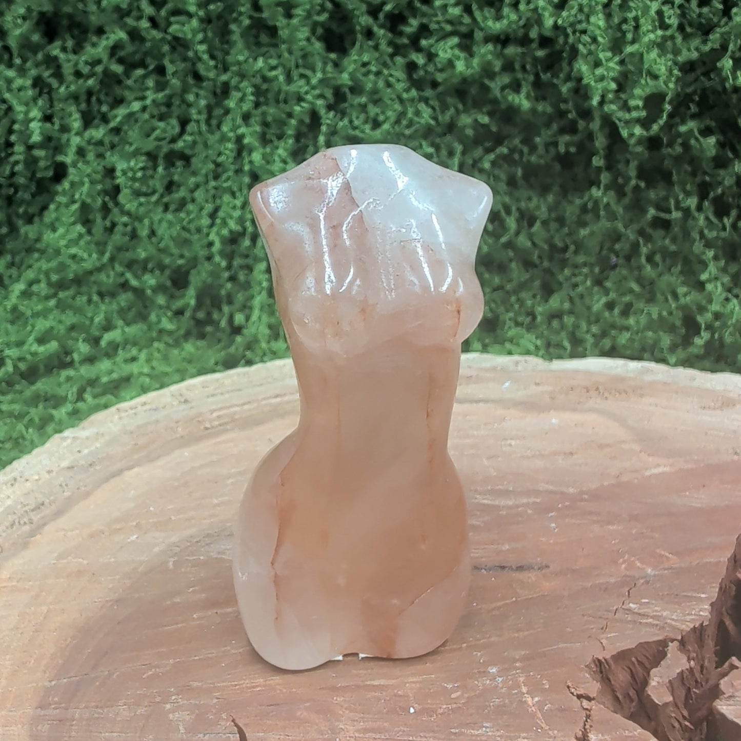 Strawberry Quartz Lady Figure