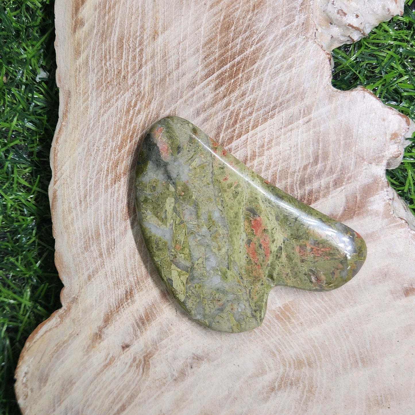 Unakite Gua Sha Facial Lifting Tool