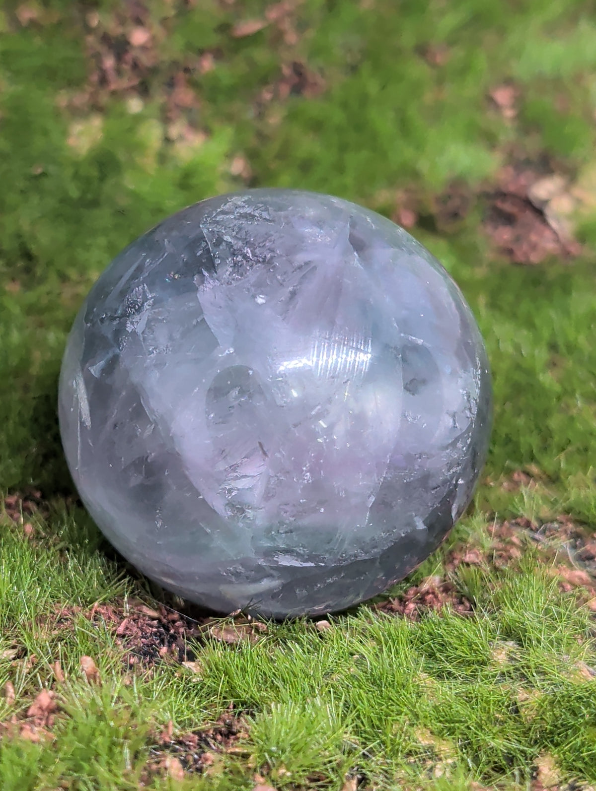 Rainbow Fluorite Sphere