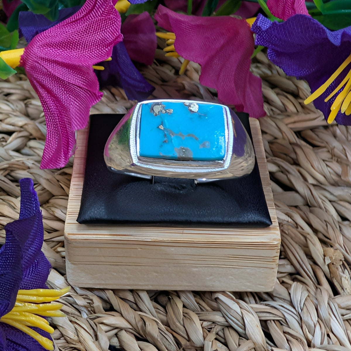 Tibetan Turquoise Sterling Silver Ring