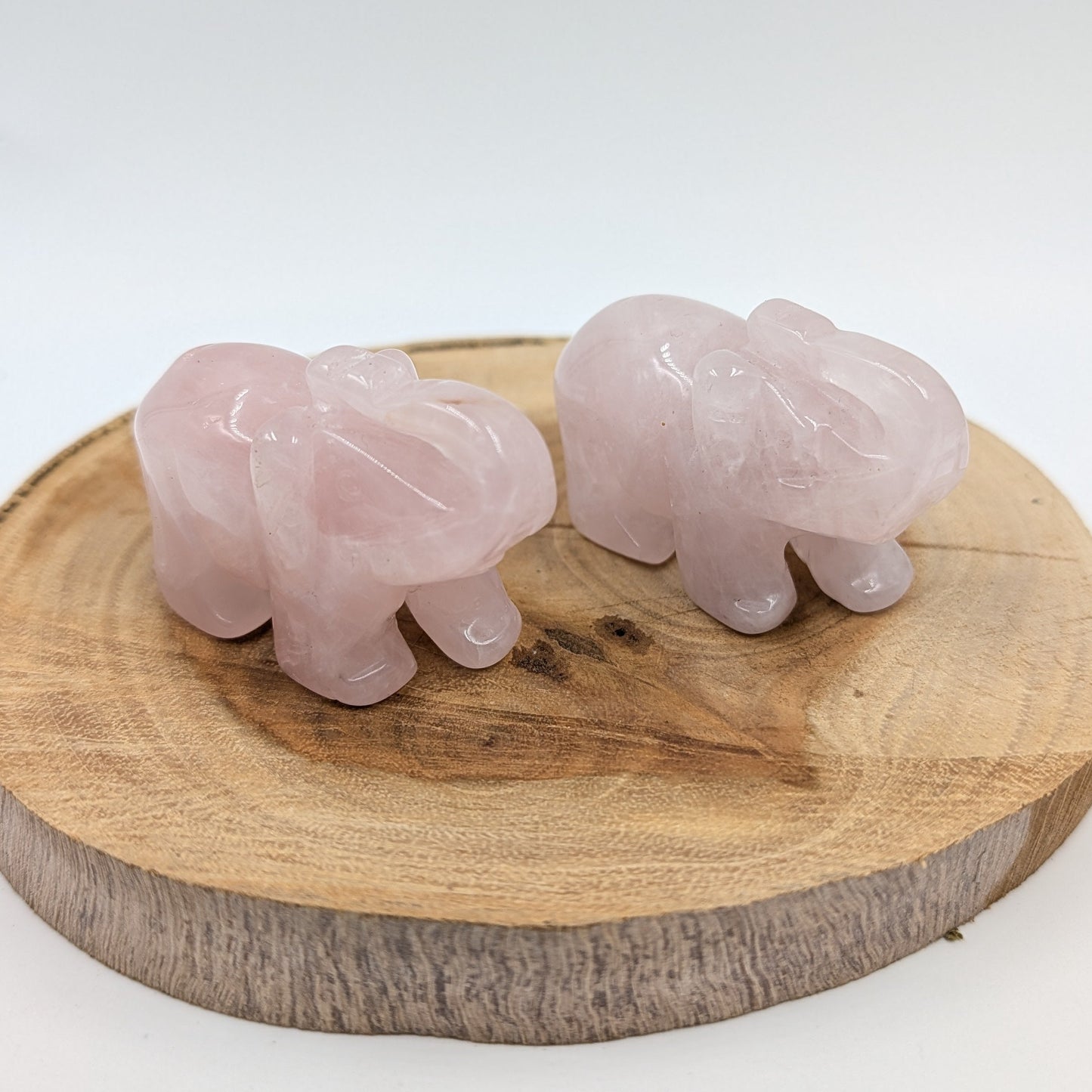 Rose Quartz Elephant