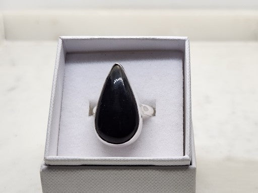 Shungite Sterling Silver Ring