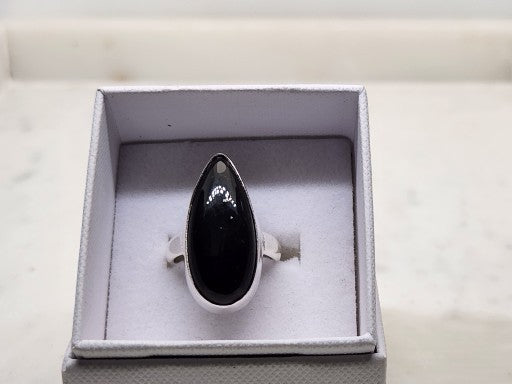 Shungite Sterling Silver Ring