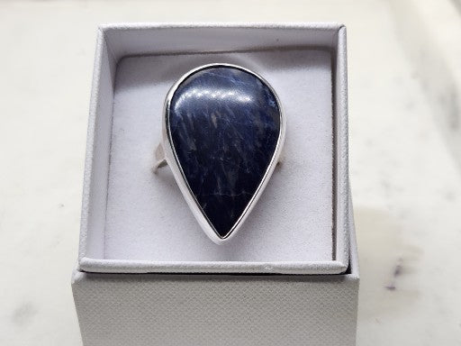 Sodalite Sterling Silver Ring