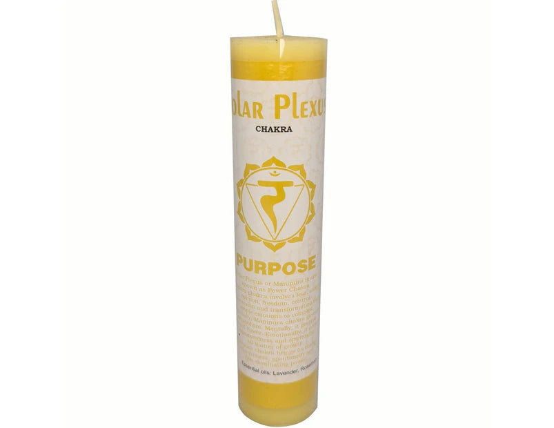 Solar Plexus Chakra Candles