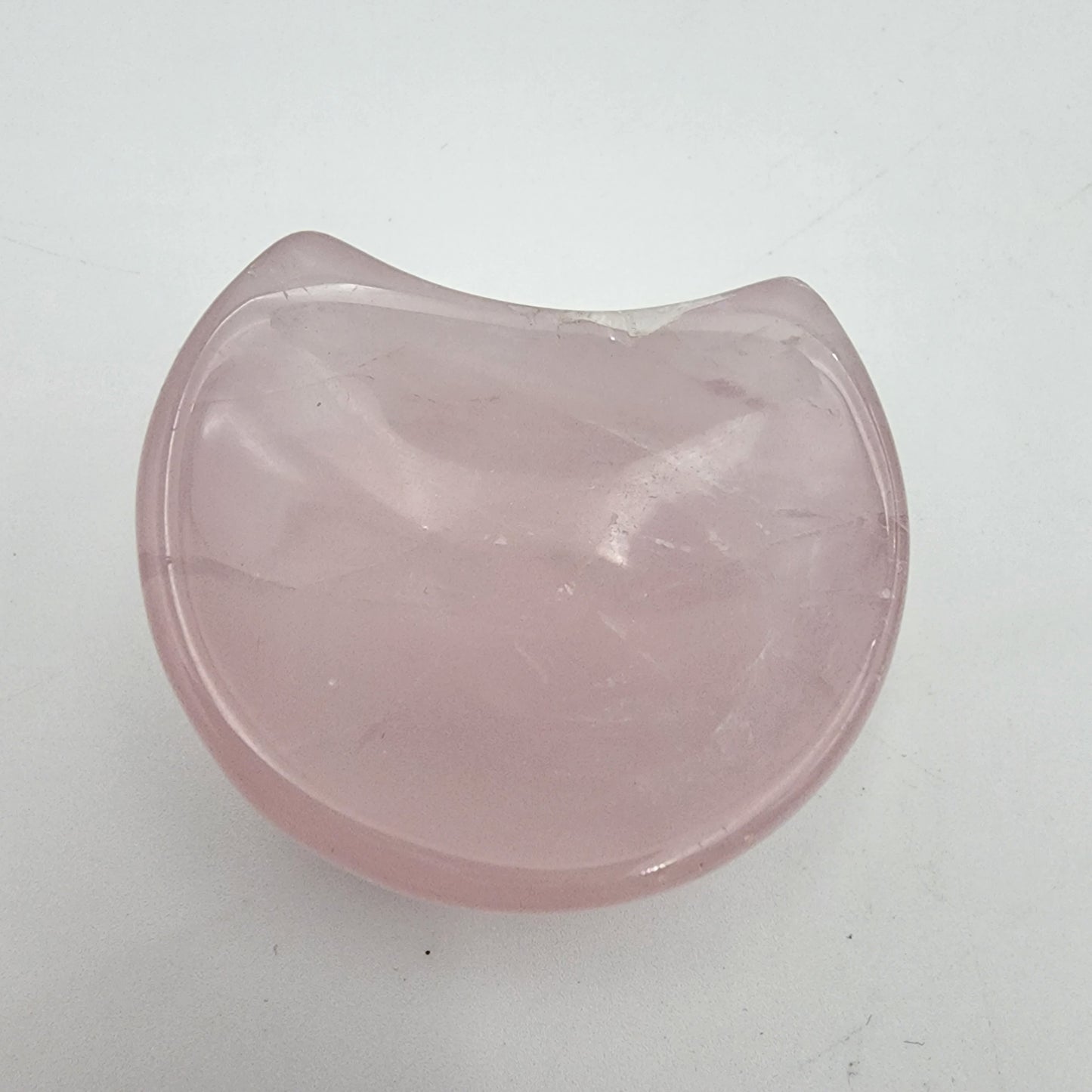 Rose Quartz Moon Bowl