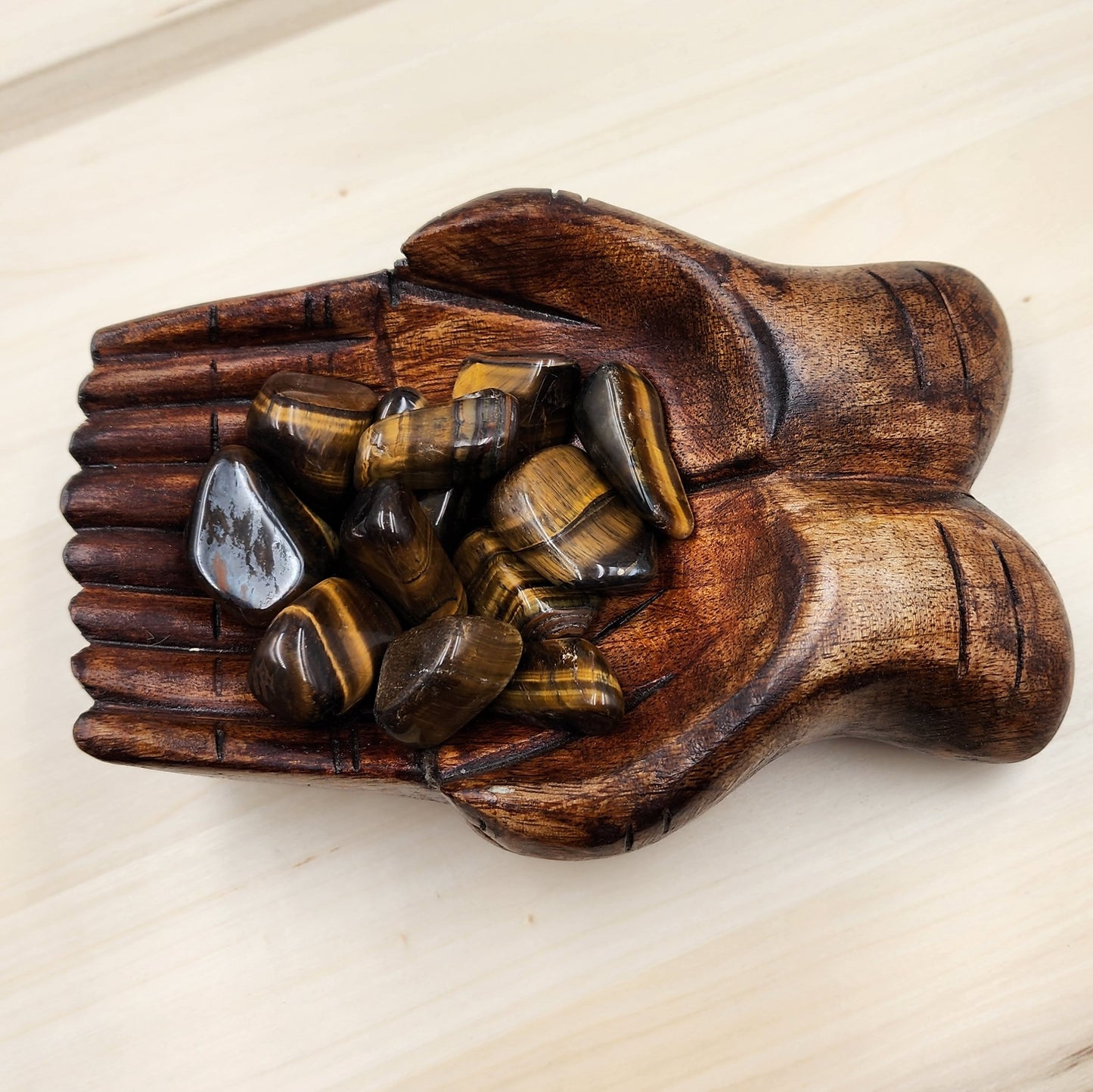 Tiger Eye (Gold) XL Tumbled