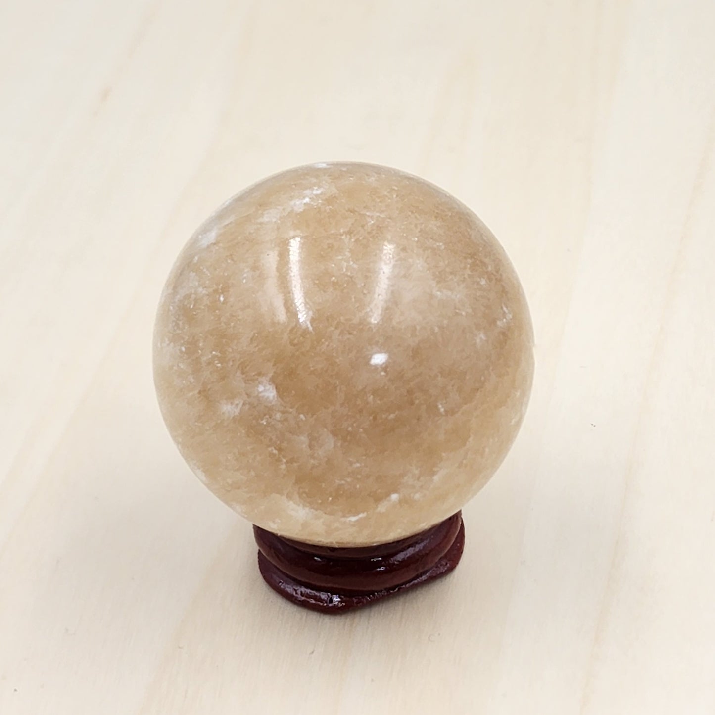 Honey Calcite Sphere