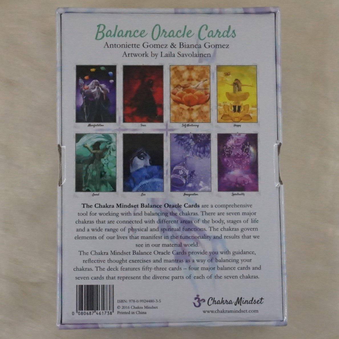 Chakra Mindset Balance Oracle Cards