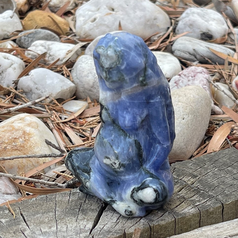 Sodalite Mother Earth Figure