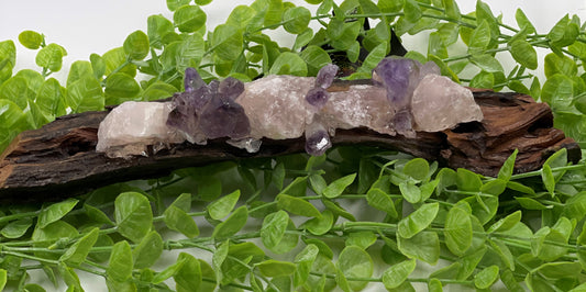 Amethyst & Rose Quartz Lamp