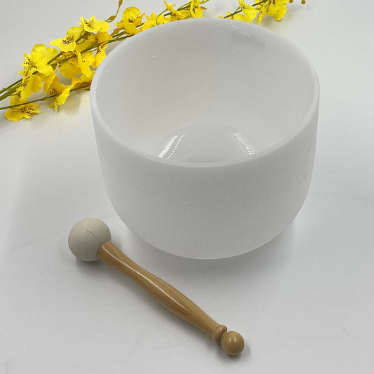 8inch Crystal Singing Bowl Heart Chakra. F Note