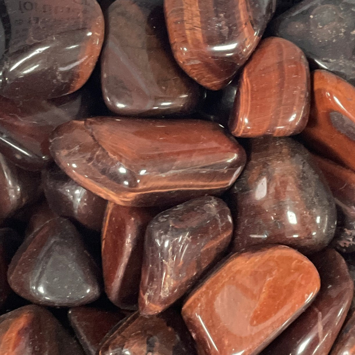 Tiger Eye Red Tumbled
