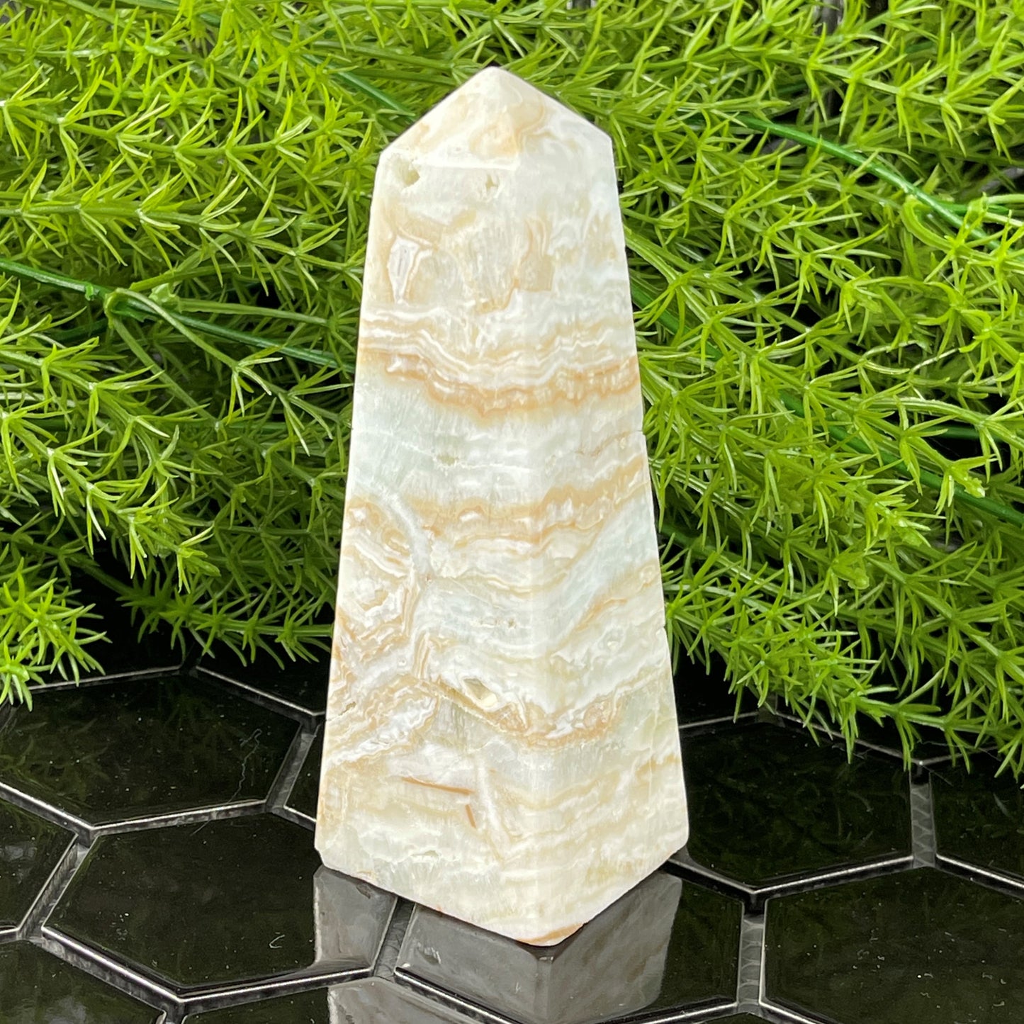 Blue Aragonite Point