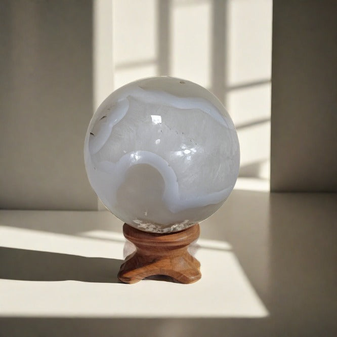 Natural Agate Sphere