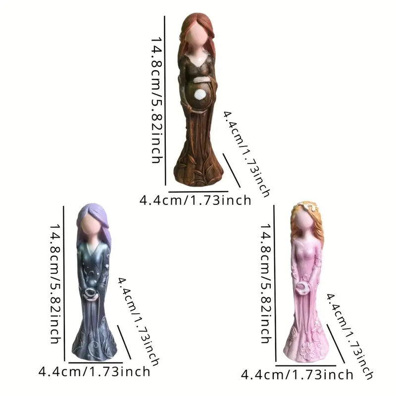 Triple Goddess Statues
