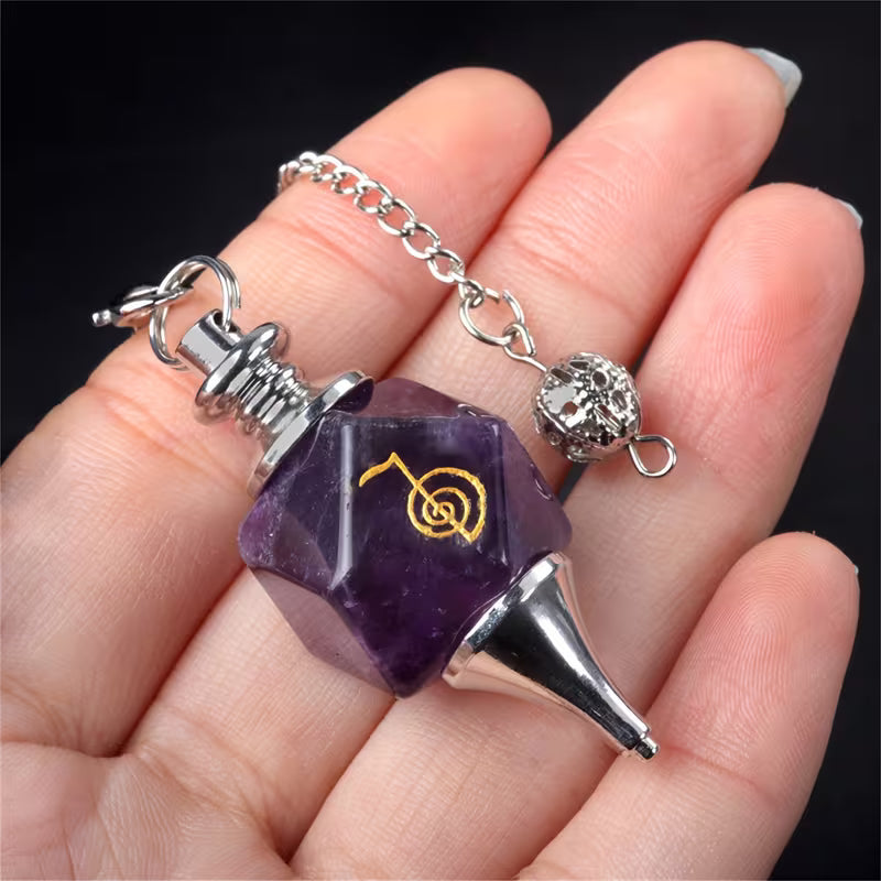 Assorted Crystal and Metal Pendulums