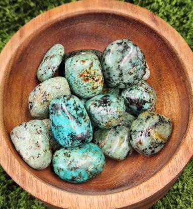 African Turquoise Tumbled