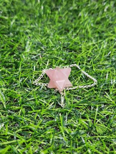 Rose Quartz Star Pendulum