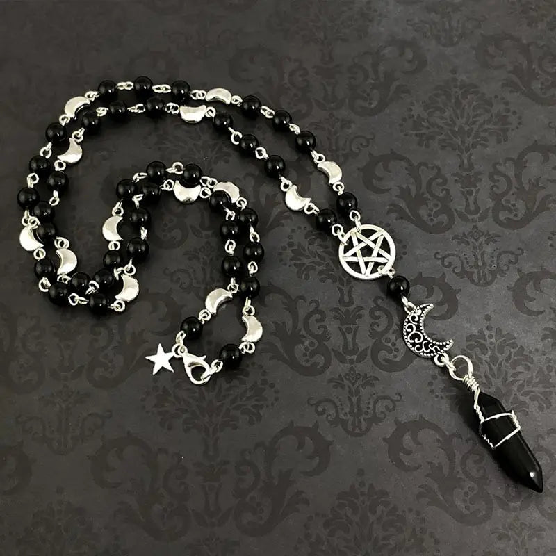 Gothic Rosary Beads Pendulum