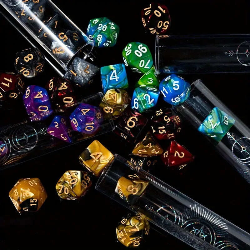 7 Piece Dice Sets Assorted