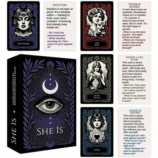 She Is Spiritual Healing Cards - Positive Affirmation & Relaxation Cards