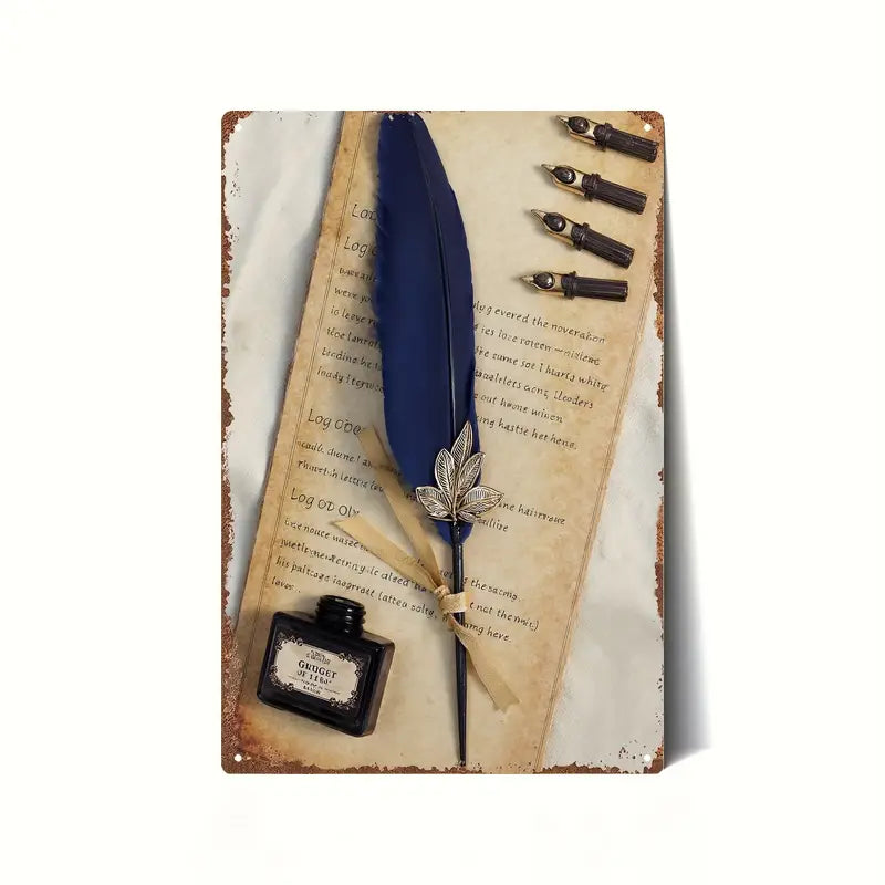 Feather Calligraphy Pen Set