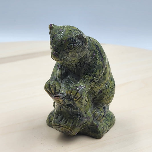 Serpentine & Stichite Koala.