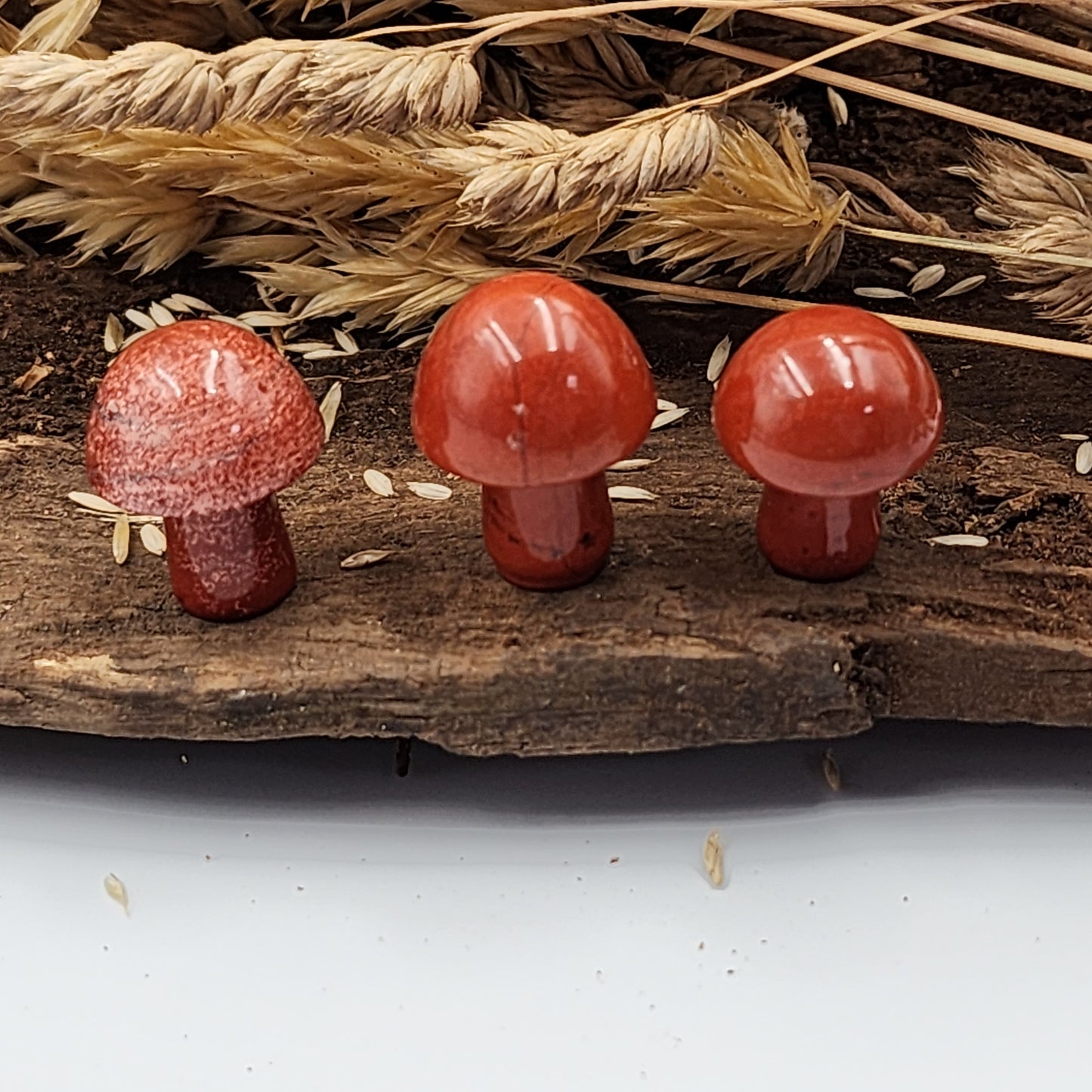 Red Jasper Mini Mushrooms