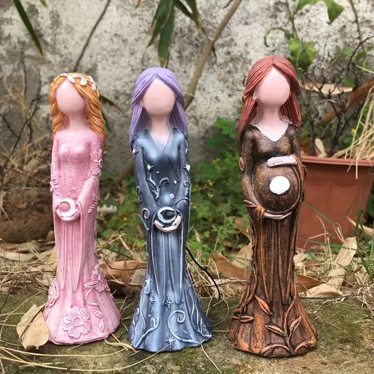 Triple Goddess Statues