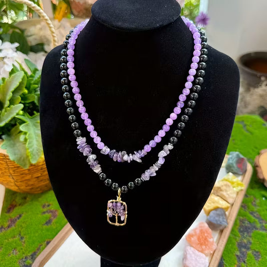 Amethyst Tree of Life Set