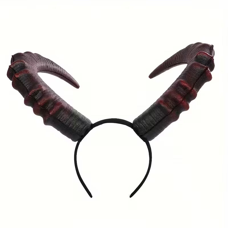Soft PU Foam Material Elastic Horns Headband.