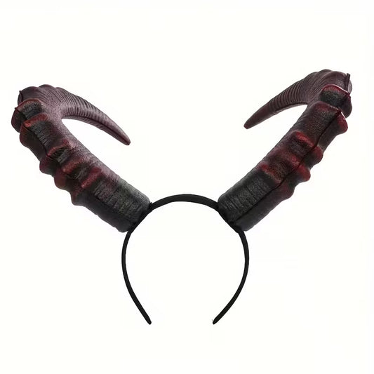 Soft PU Foam Material Elastic Horns Headband.