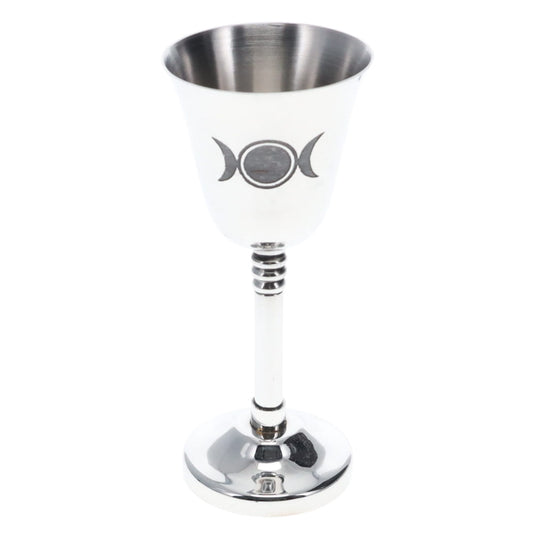 Tripe Moon Stainless Steel Chalice 5cm x 11.8cm