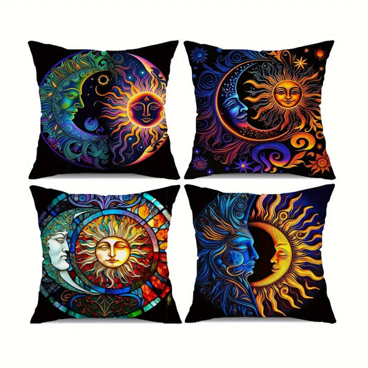 Sun And Moon Cushion Covers