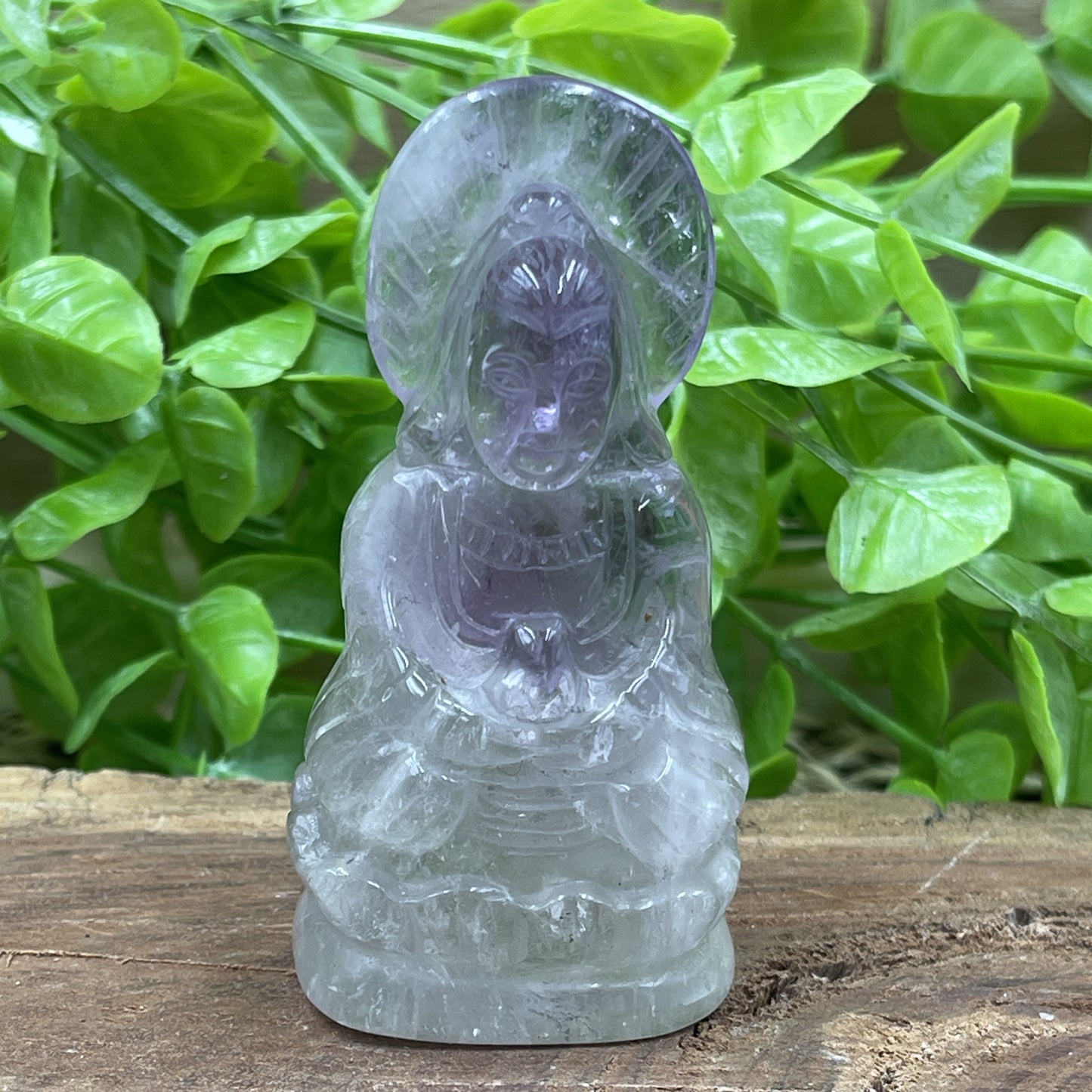 Amethyst Quan Yin Carving