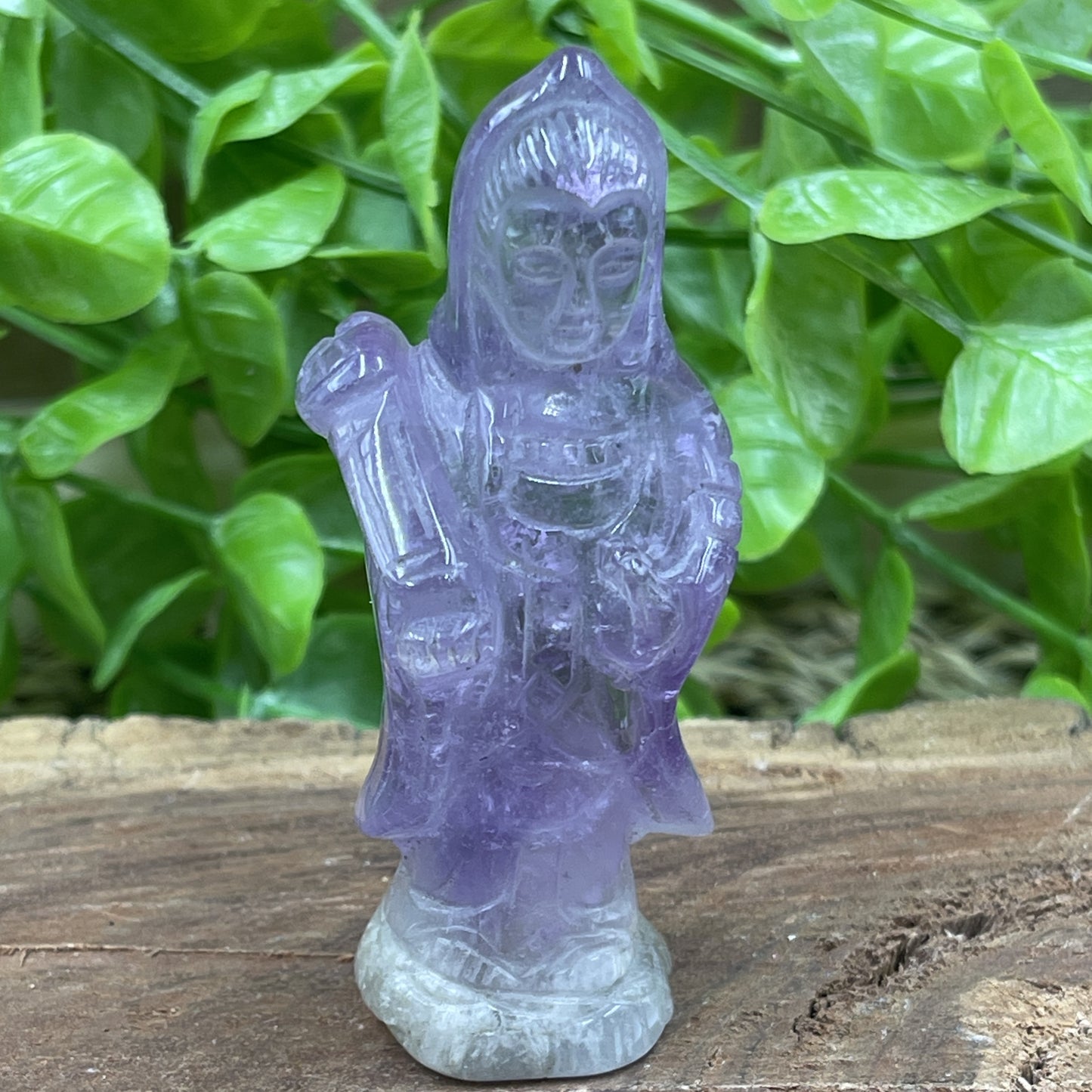 Amethyst Quan Yin Carving