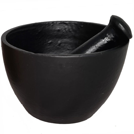 Cast Iron Mortar and Pestle Large