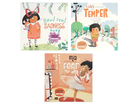 A Set of 3 Books On Children's Emotions