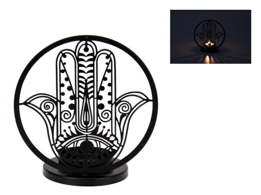 Hamsa Candle Holder