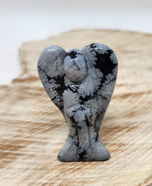 Snowflake Obsidian Angel