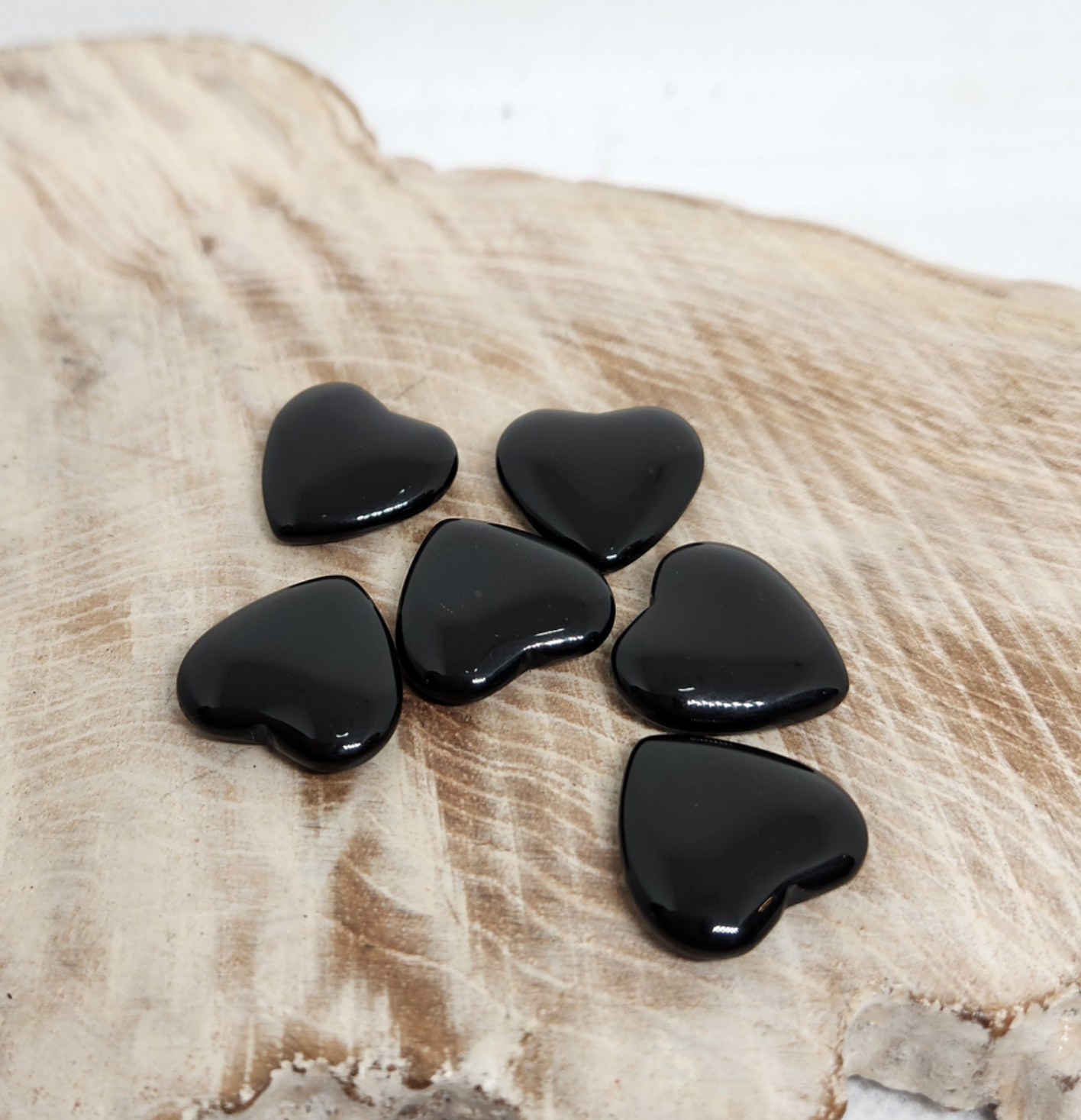 Black Obsidian Mini Hearts