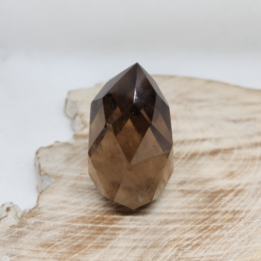 Smoky Quartz Faceted Point