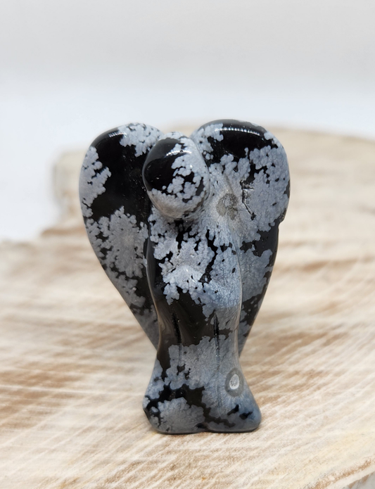 Snowflake Obsidian Angel