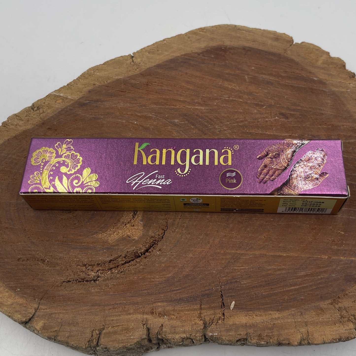 Pink Kangana Fast Henna Cones