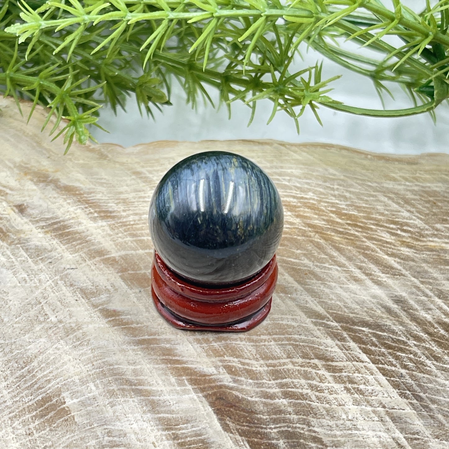 Tiger Eye Blue Sphere